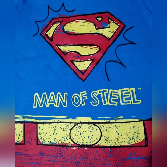 🔥SALE🔥 Superman DC Comics Baby 2 Pc Pajamas Pajama Set NWT Size 0-3M - Picture 5 of 8